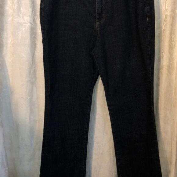 st john bay cotton blend blue jeans pockets zipper buttons belt loop 14s READ - Picture 3 of 8